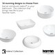 preview thumbnail 5 of 3, Karran Valera 16" Vitreous China Vessel Bathroom Sink in White