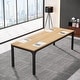 preview thumbnail 5 of 49, 6.5FT Conference Meeting Seminar Business Table Set for 16-20 Person (Set of 6)