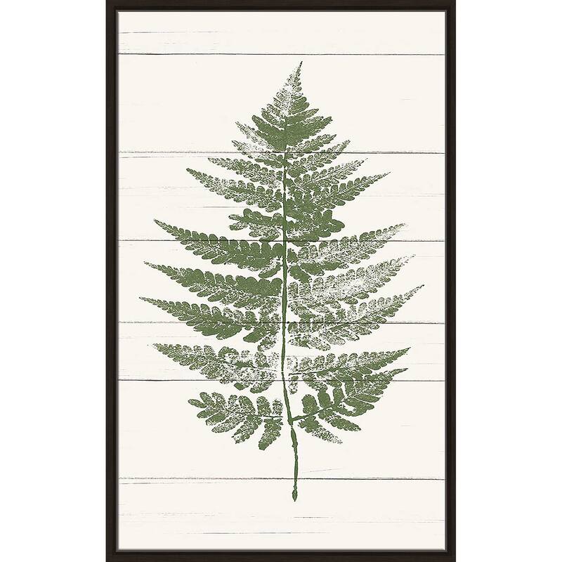 "Fern Print I" Print on Floating Canvas