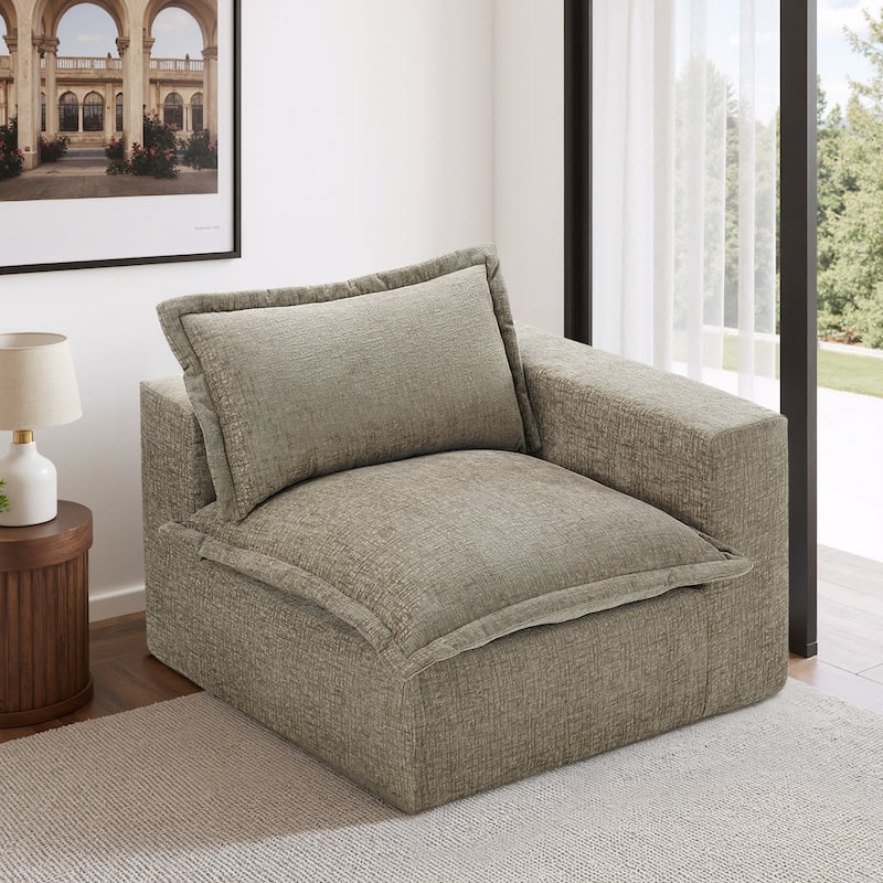 Comfy Cloud Couch Plush Modular Sectional Sofa For Living Room