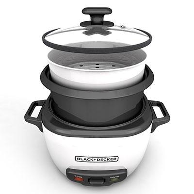 Black & Decker RC516 16-Cup Rice Cooker, White - Bed Bath & Beyond