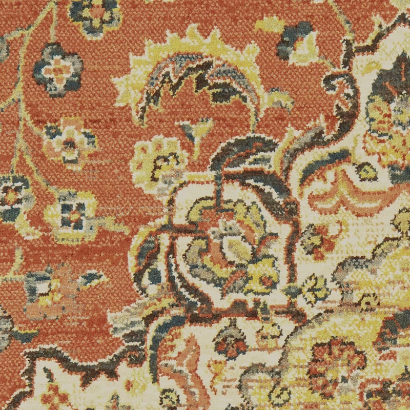 Vista Home Claude Ornamental Medallion Area Rug