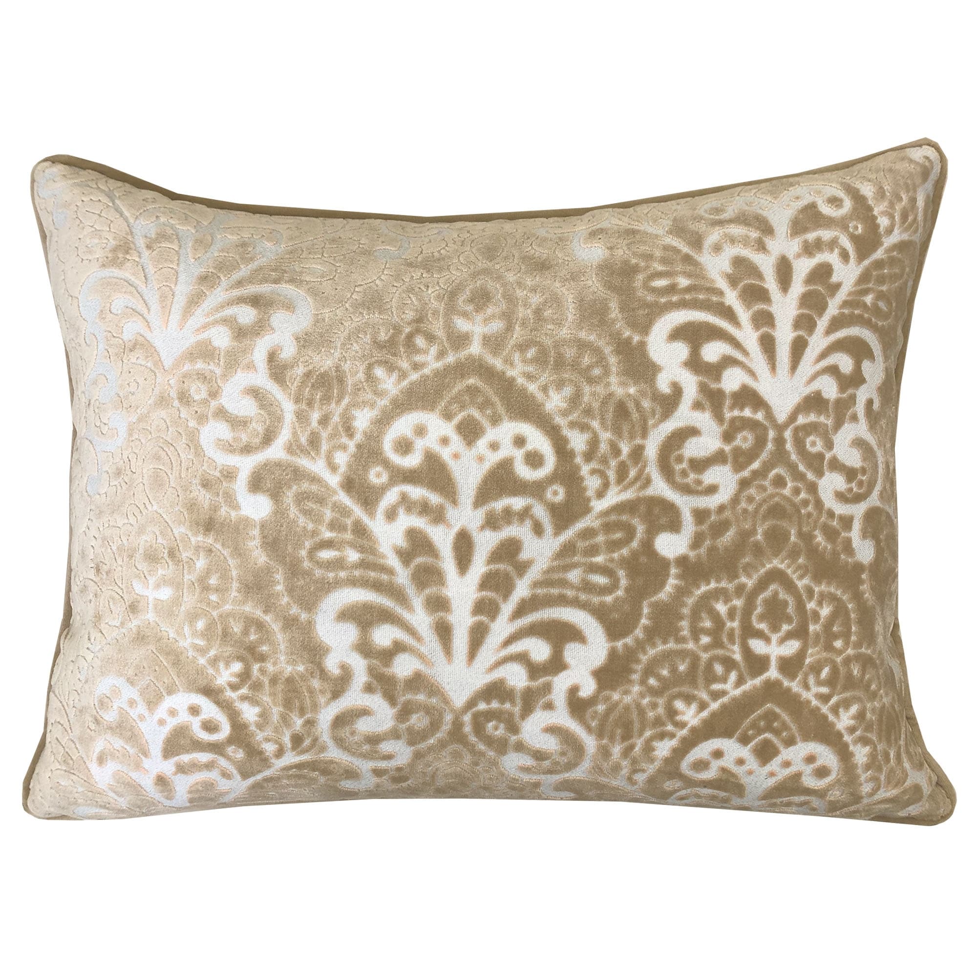 SHINY BURGUNDY THICK VELVET GOLD SOFT DAMASK CUSHION COVER THROW PILLOW CASE 17" 