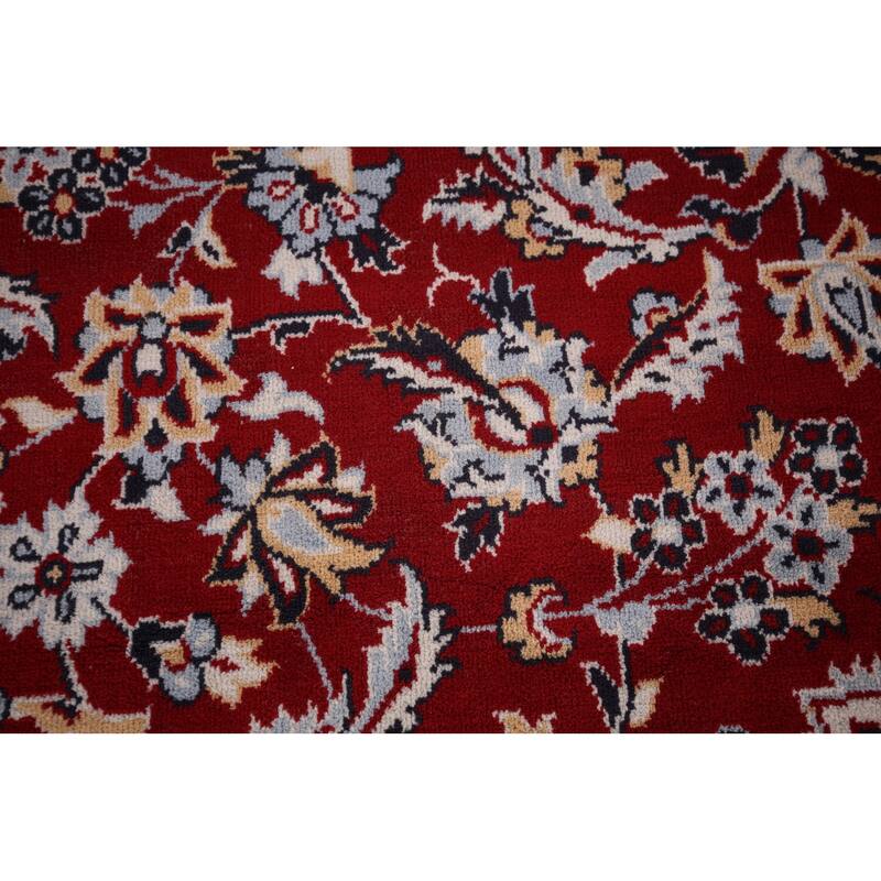 Kashan Turkish Area Rug Machine Made Traditional Carpet - 9'8" x 12'6"