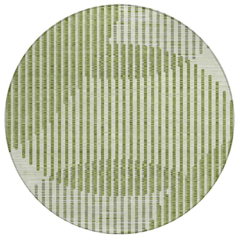 HomeRoots Geometric Transitional Rectangle Outdoor Rug