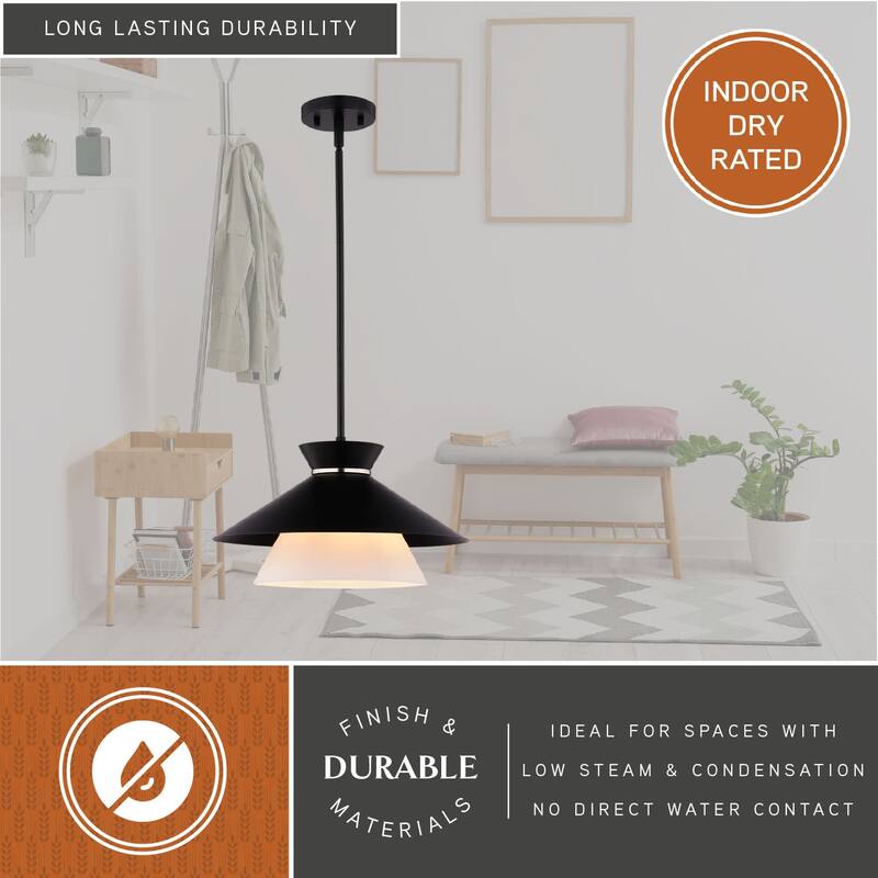 Vaxcel Lighting P0440 Loomis 15" Wide Pendant