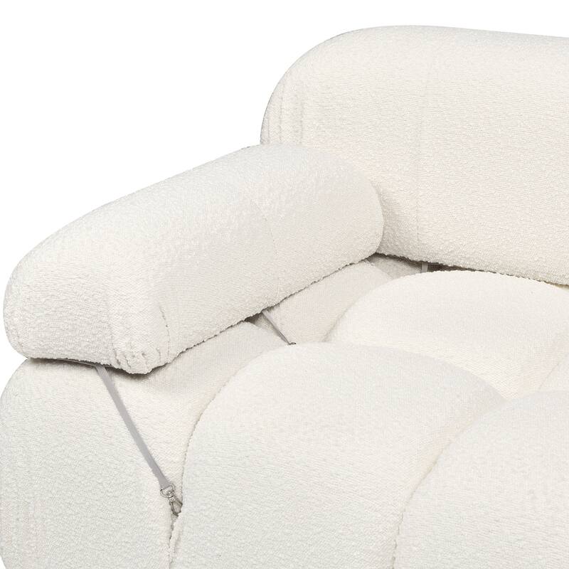 Marcel 72.5" Bubble Modular Modern 2-Piece Loveseat