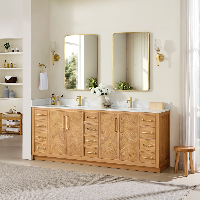 Jakarta Bath Vanity with Quartz Stone Top without Mirror