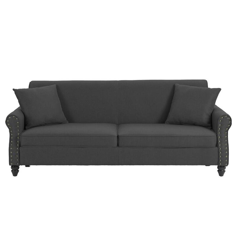 Modern 73" Couch Loveseat Upholstered Sofa