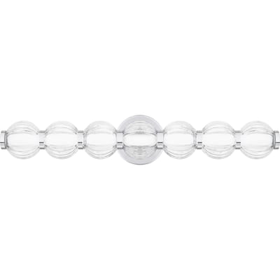 Elway Integrated LED Polished Chrome Bath Light