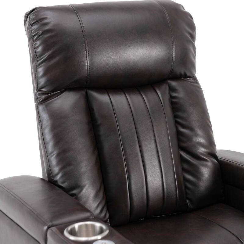 Premium Power Recliner with Storage Arms