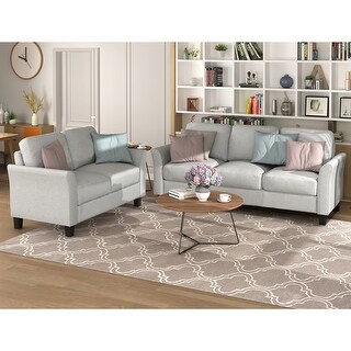 Elegant Living Room Furniture Loveseat Sofa and 3-Seat Sofa - Bed Bath ...