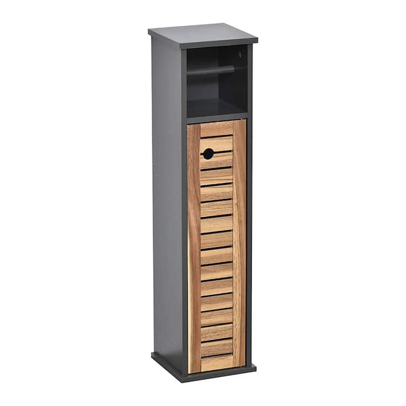Toilet Paper Storage Cabinet with Dispenser Toilet Organizer - 7.2'L x 7.2"W x 29.9"H