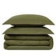 preview thumbnail 7 of 10, Cannon Solid Oversized Percale 3 Piece Comforter Set