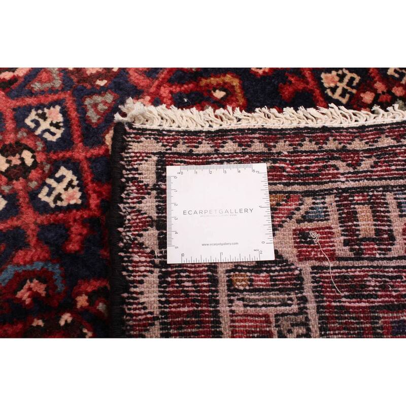 ECARPETGALLERY Hand-knotted Andelz Dark Navy Wool Rug - 3'5 x 10'6