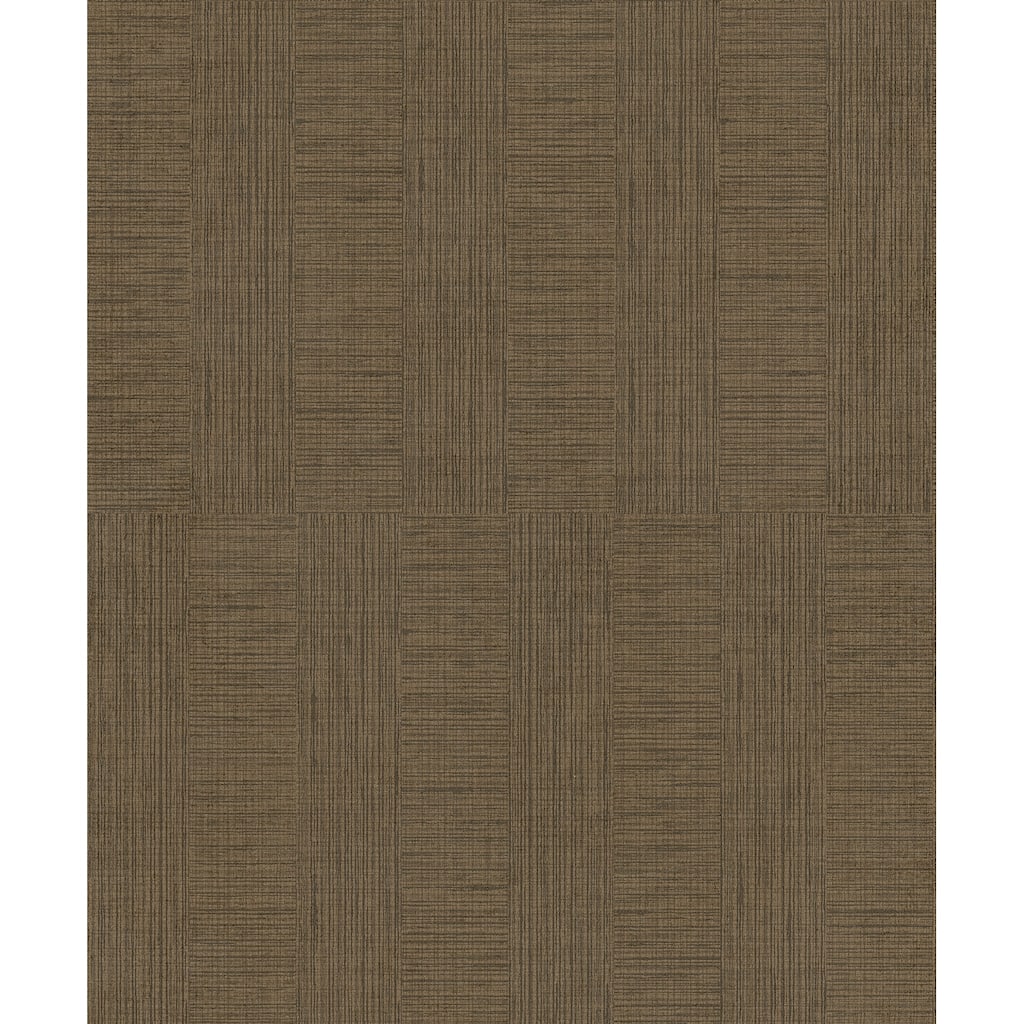 Advantage Eldorado Brown Geometric Wallpaper - 20.9in x 396in x 0.025in - 20.9in x 396in x 0.025in