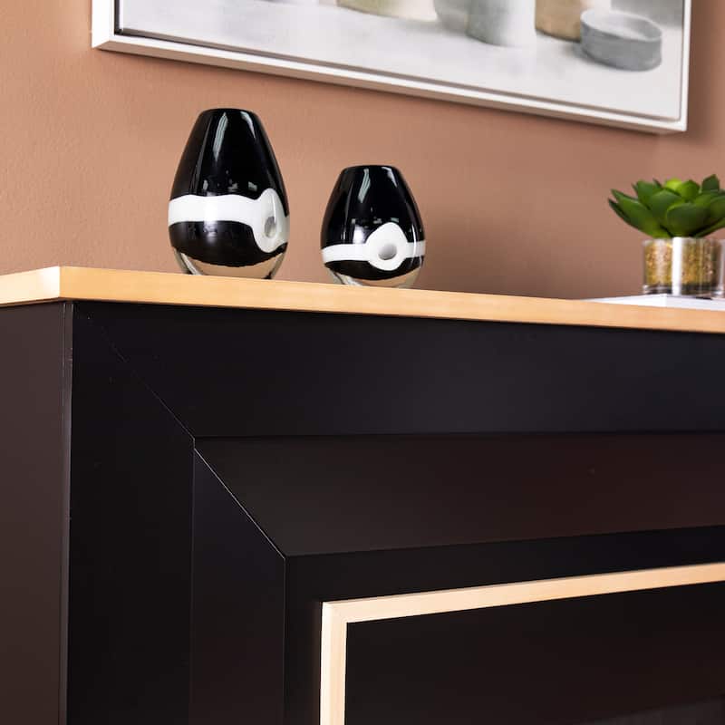 SEI Furniture Cardington Fireplace - 52"W x 15"D x 40"H