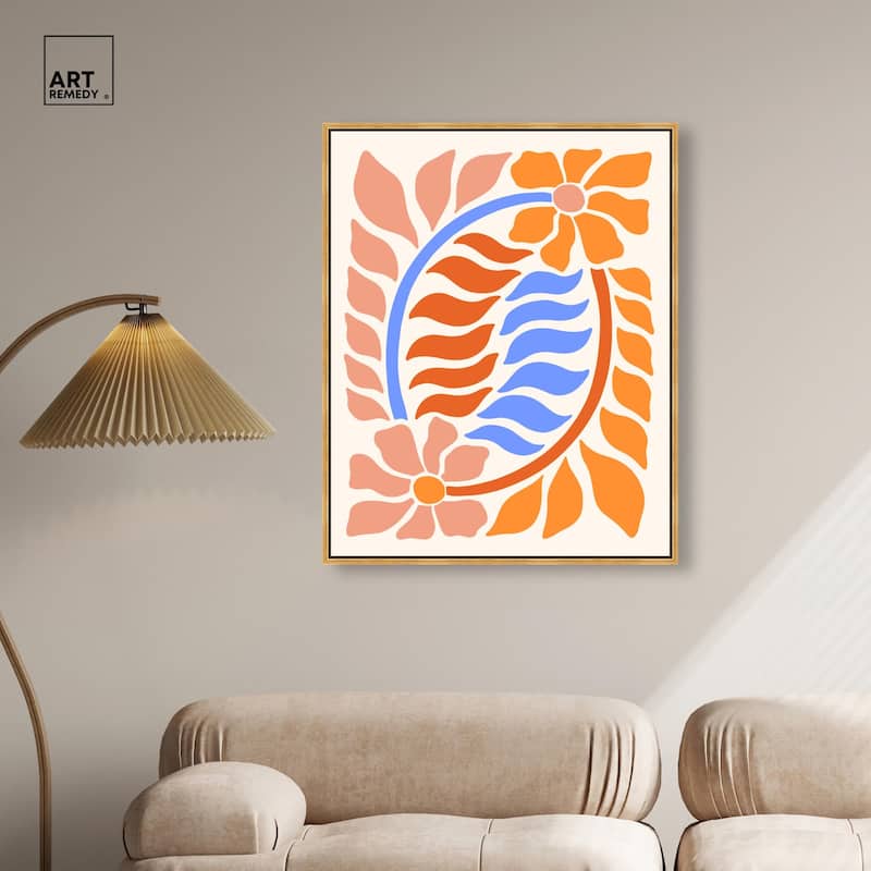 Floral Vine II Canvas by Art Remedy