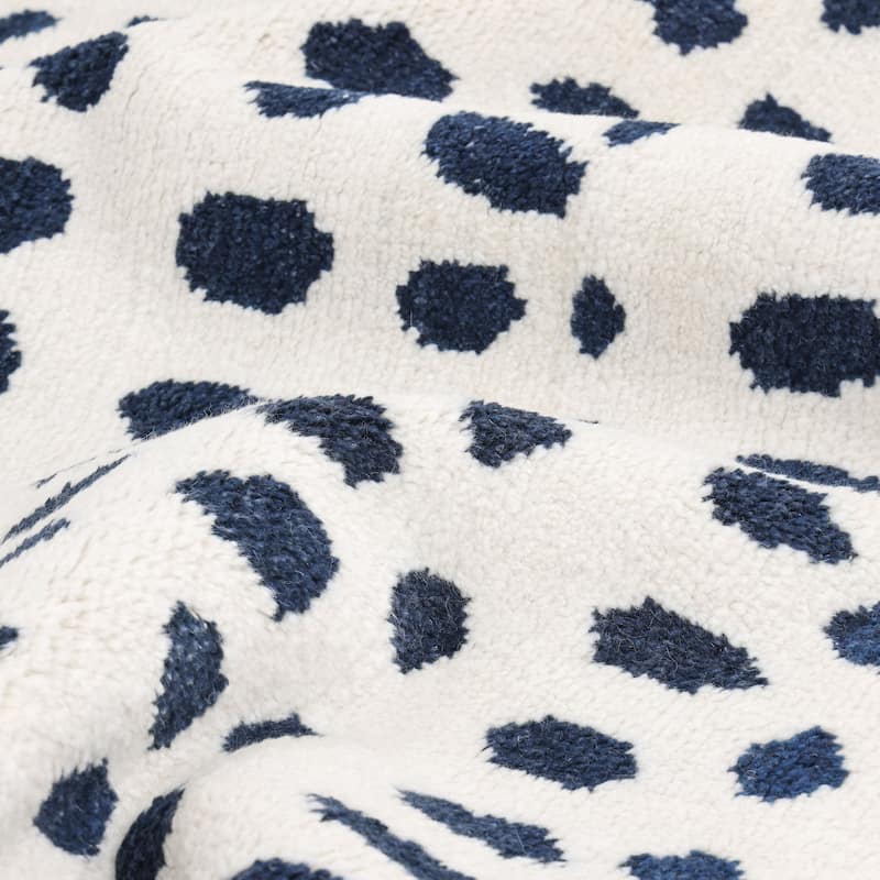 Overton Handmade Boho Animal Print Area Rug