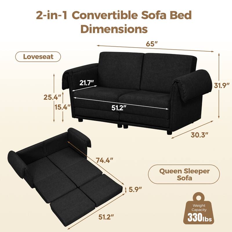 2-Seating Living Room Sofa Set