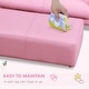 preview thumbnail 20 of 20, Two-seater Kids Sofa Set with Footstool - 32.75" L x 16.5" W x 16.25" H