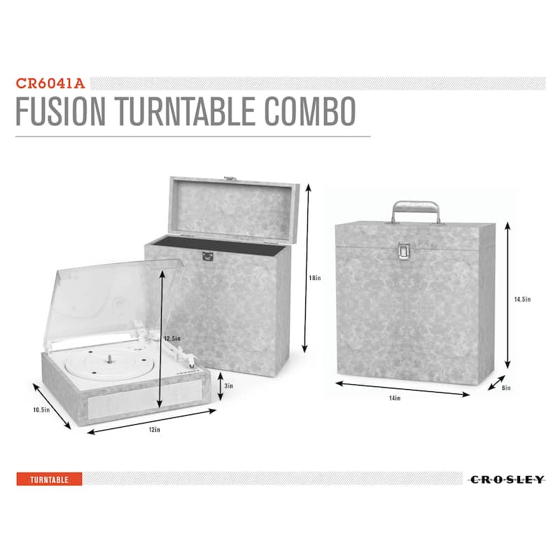 Fusion Turntable Combo - 6"d x 14.5" x 14"