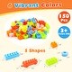 preview thumbnail 3 of 8, Gymax 150 Pcs Toddler Building Blocks Toy Stacking Block Set for 3+