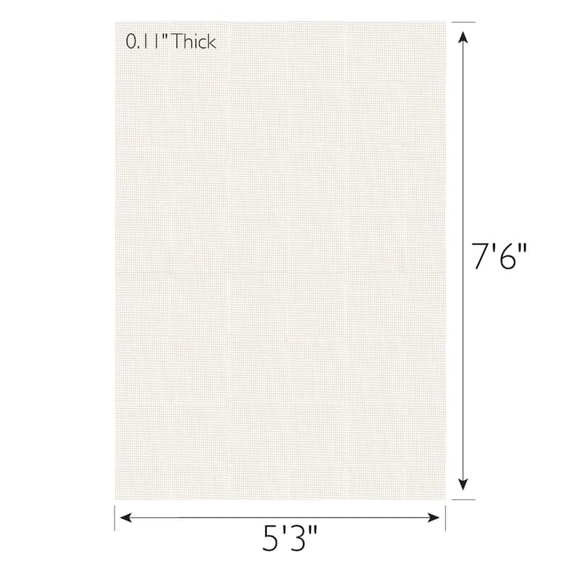 Leick Home Ultra-Stop Non-Slip Skid Resistant Rug Pad - Off-White