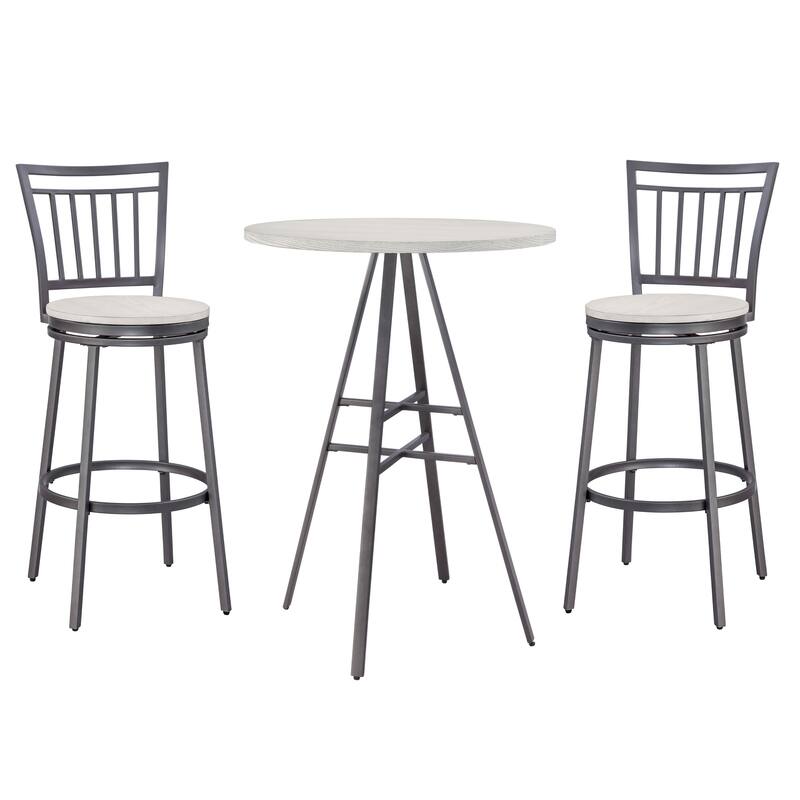 Jupiter 3-Piece Pub Height Table Set