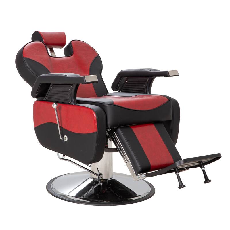Upgrated Hydraulic Reclining Barber Chair Salon Chairs for Hair Stylist