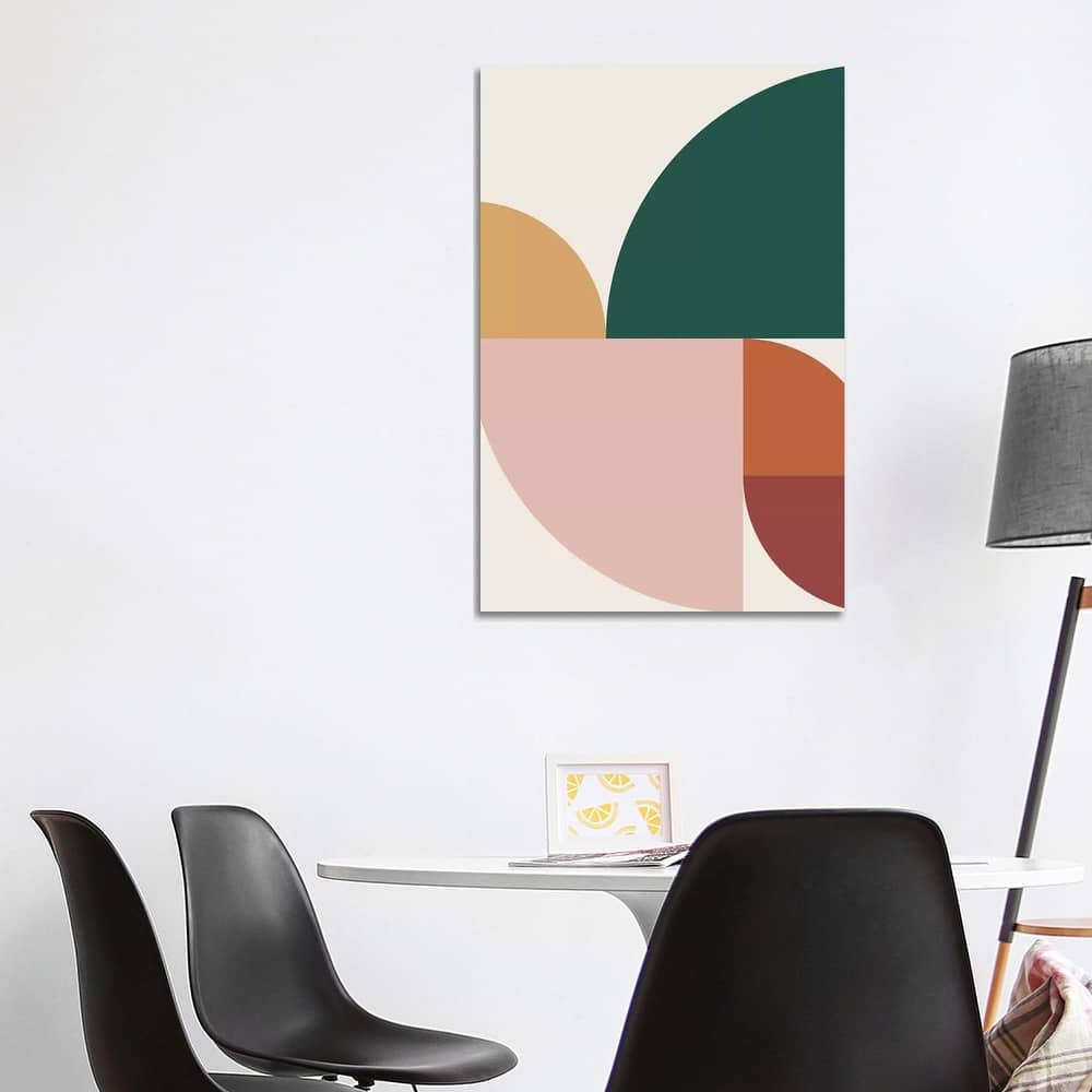 iCanvas "Abstract Geometric XI" by The Old Art Studio Canvas Print