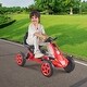 preview thumbnail 9 of 8, 4 Wheel Pedal Ride On Toy for Kids 3-8 Adjustable Seat Red Color - 33.27 x 18.31 x 19.69 in