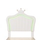 preview thumbnail 18 of 16, Twin Size Upholstered Platform Bed with Included LED Lights and Crown Headboard for Elegance