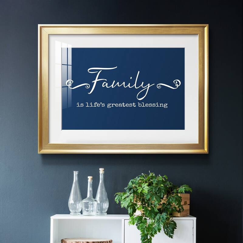Family Greatest Blessing Premium Framed Print - Ready to Hang