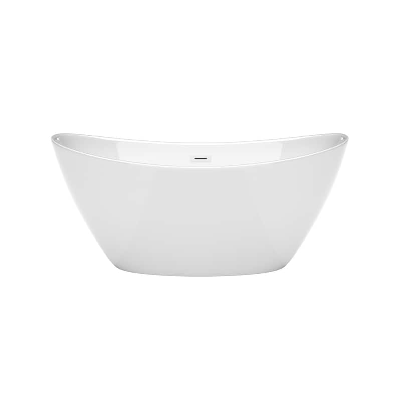 Wyndham Collection WCBTE652060 Dorrit 60" Free Standing Acrylic