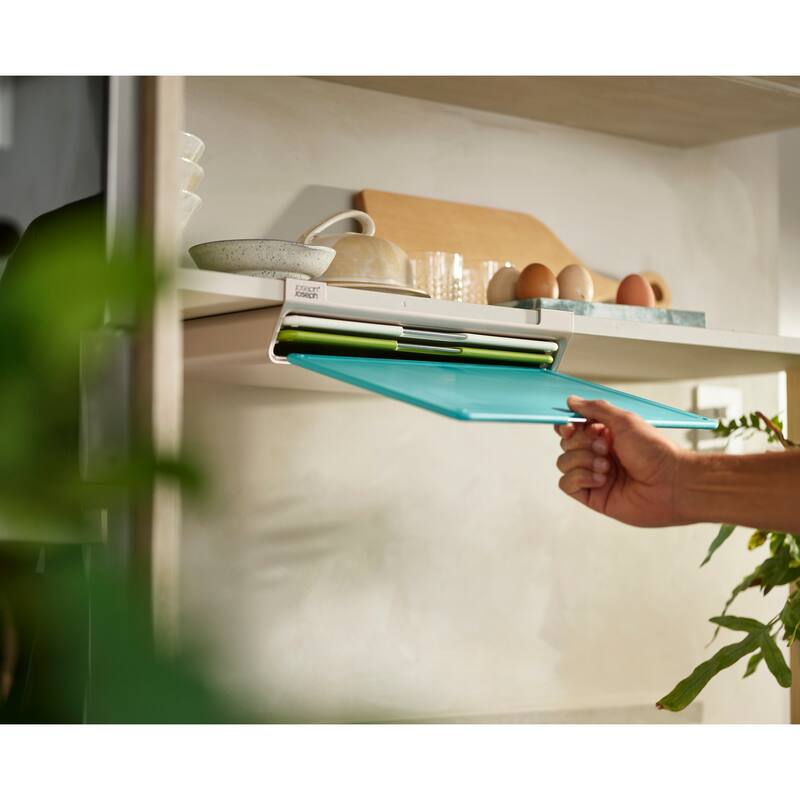 Joseph Joseph Folio Slim 3-piece Under-shelf Cutting Board Set