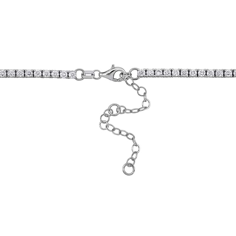 Miadora 14k or 18k White Gold Diamond Necklace 4 to 15 3/8ct TDW