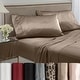 preview thumbnail 36 of 54, Martex Elegance Satin Sheet Set Silky Soft Smooth Luxury Bed Sheets King - Champagne