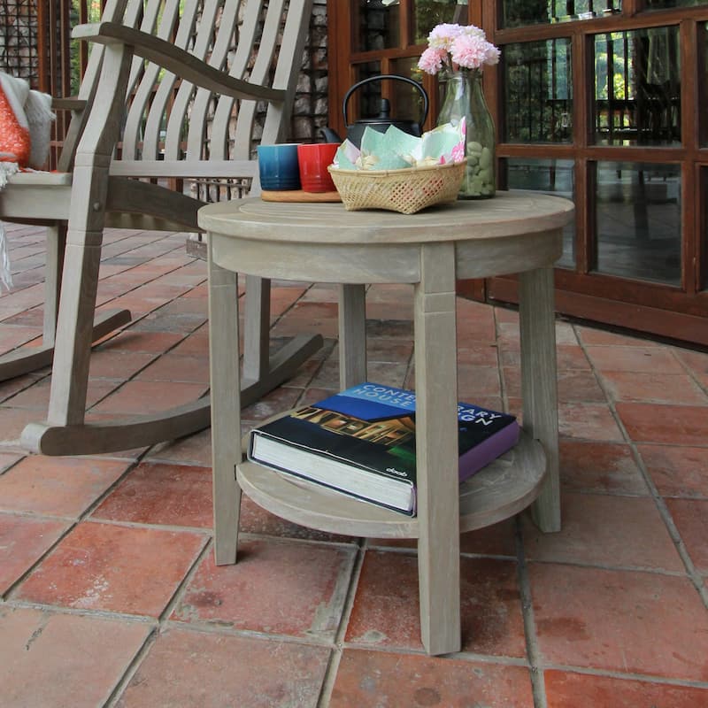 Cambridge Casual Tacoma Teak Outdoor Side Table