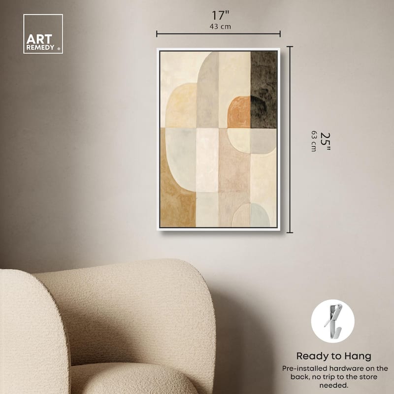 Overlapping Planes I Canvas by Art Remedy