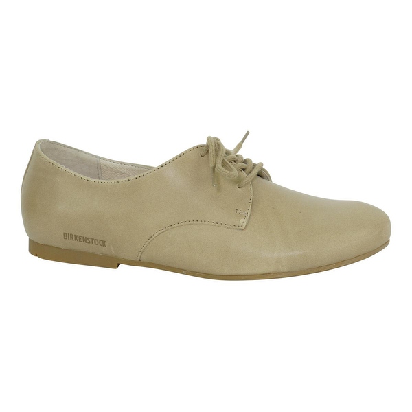 Birkenstock Women�s Saunders Leather Shoes Natural 37