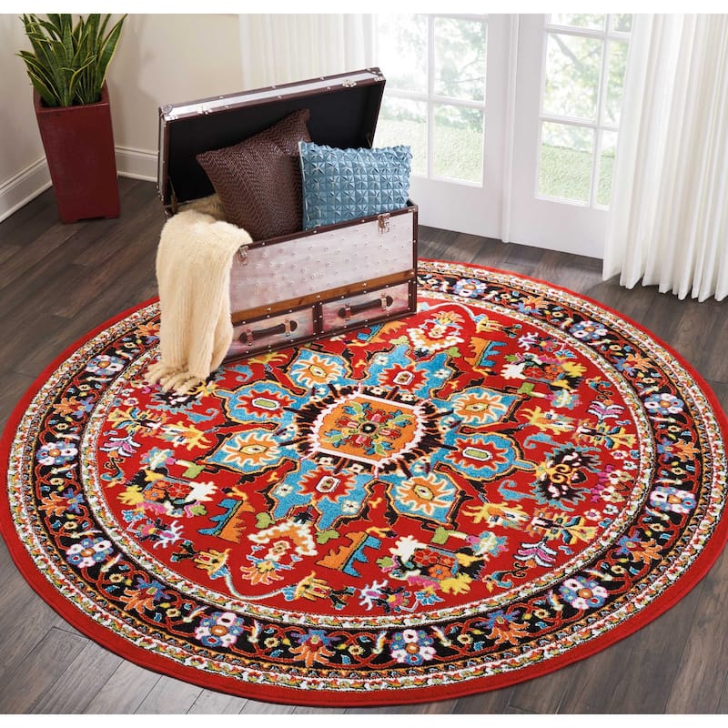 Nourison Oakdale Traditional Persian Medallion Area Rug