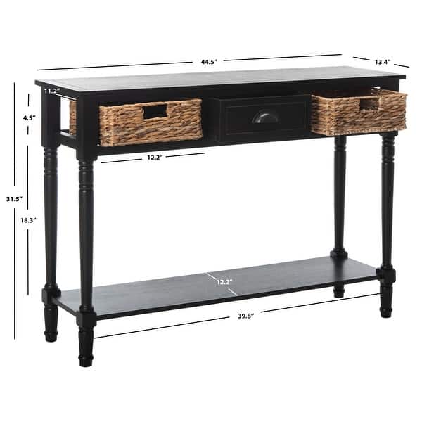 dimension image slide 1 of 5, SAFAVIEH Christa Console Storage Table - 42"W x 14"D x 32"H