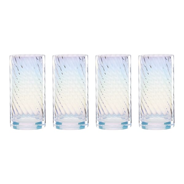 Lenox Tuscany Classics Iridescent Hiballs, Set of 4
