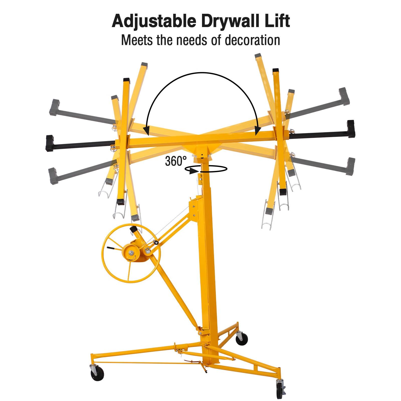 16FT Drywall Lift Panel Hoist Dry Wall Rolling Panel Bed Bath & Beyond 38254485