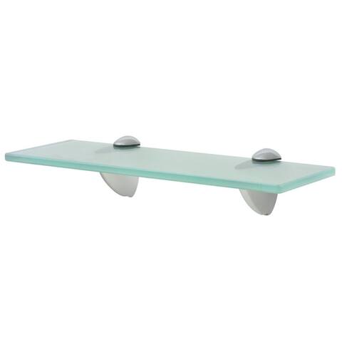 vidaXL Floating Shelf Glass 11.8"x3.9" 0.3"