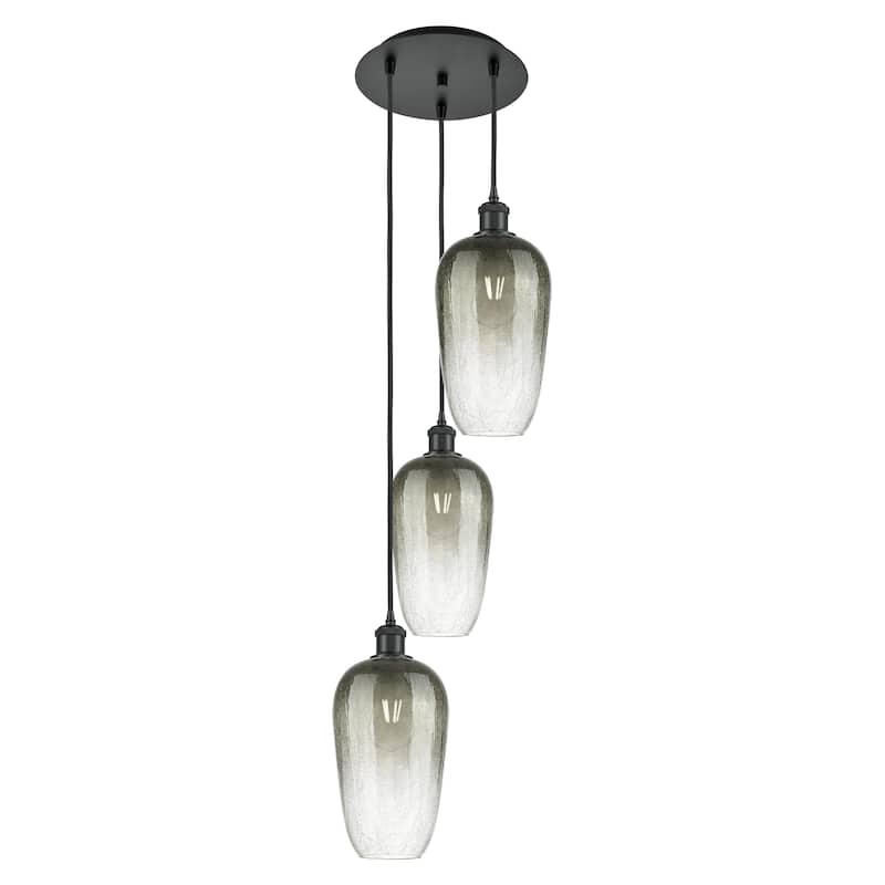 Innovations Lighting Endless Possibilities Ballston - Brookhaven Flute - 3 Light 14" Cord Hung Multi Pendant