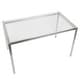 preview thumbnail 7 of 12, Fuji Contemporary Stainless Steel Dining Table - N/A