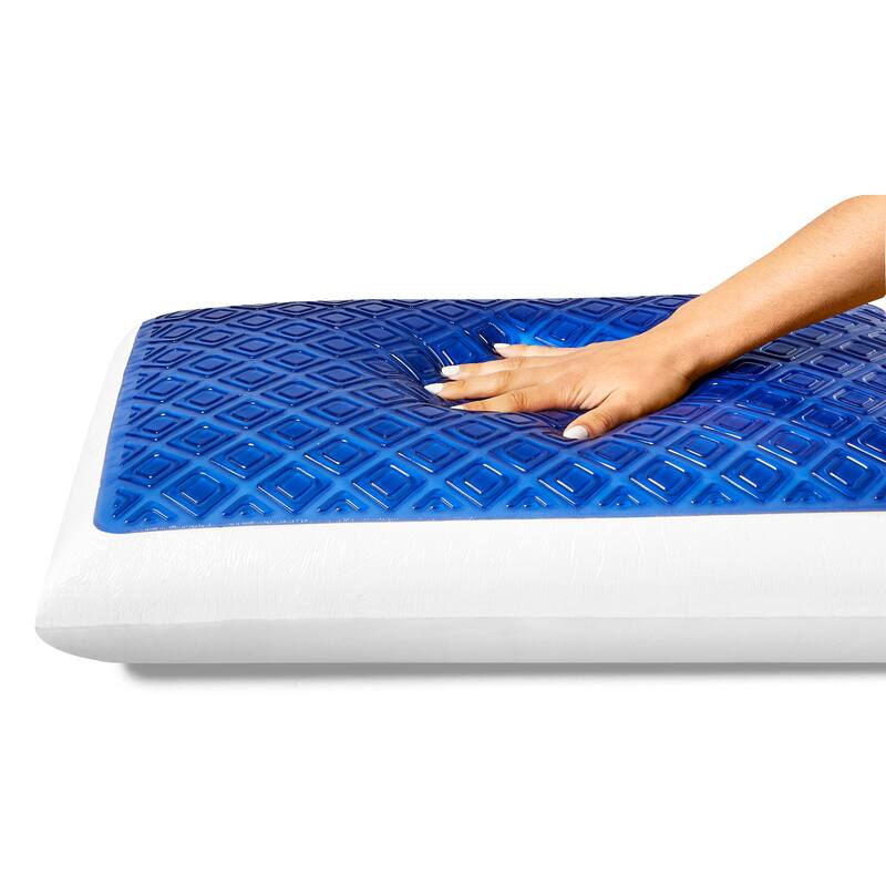 SealyChill Gel Memory Foam Bed Pillow with Anti-Microbial Cover - On Sale - Bed Bath & Beyond - 30725363