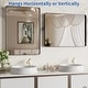 preview thumbnail 131 of 141, Apmir Metal Frame Tempered Glass Bathroom Vanity Mirror for Wall, Cloakroom, Bedroom